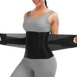 ChongErfei Waist Trainer Belt for Women & Man - Waist Trimmer Ab Belt - Tummy Control Body Shaper(Black,Medium)