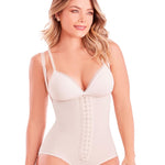 SHAPE CONCEPT 056 Fajas Colombianas Reductoras y Moldeadoras Post Surgery Compression Garment Tummy Tuck for Women Beige