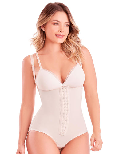 SHAPE CONCEPT 056 Fajas Colombianas Reductoras y Moldeadoras Post Surgery Compression Garment Tummy Tuck for Women Beige
