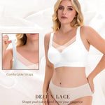 Women Jelly Bras No Underwire V Mesh Buttery Soft Tshirt Bra Seamless Wireless Convertible Everyday Bra