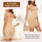 JOYSHAPER Strapless Shapewear Dress Slip for Under Dresses Full Slip Tummy Control Seamless Slimming Body Shaper