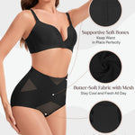 GYDEK Shapewear for Women Tummy Control - High Waist Body Shaping Briefs Compression Underwear Seamless Breathable Girdle for Shapewear panties
