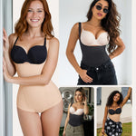 Lover-Beauty Compression Garments for Women Bodysuit Colombina Faja for Women Tummy Control Butt Lifting Shapewear Open Bust Body Shaper Beige M
