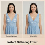 SealGirl Sticky Bra Push Up - 2 Pairs Backless Strapless Bra Invisible Adhesive Bras for Wedding Prom with Nipple Pasties