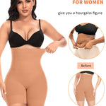 Werena Tummy Control Shapewear Shorts for Women High Waisted Body Shaper Slimming Girdle Shorts Shaping Underwear Panties(1# A Latte(tummy control),Medium)