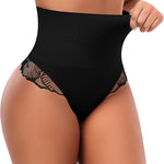 Werena Tummy Control Thong Shapewear for Women High Waisted Body Shaper Panties Shaping Thong Girdle Underwear