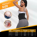 SCULPT TOUCH Women's Waist Trainer Corset, Tummy Control Shapewear Belt for Workout, Black (Black, Large)