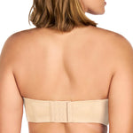 HSIA Strapless Bras for Women Large Breasts Non Slip Full Coverage Underwire Supportive Multiway Strapless Bra Plus Size Beige