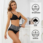 MEIDAYAI Womens Underwear Cotton Tummy Control High Waisted Underwear Soft Breathable Full Coverage Panties Multipack