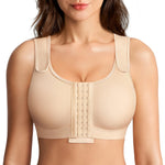 BRABIC Post Surgery Bra for Women Surgical Compression Bra Nude