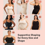 SHAPERMINT Womens Tops - Scoop Neck Cami Body Shaper for Women, Shapewear Tummy Control, Camisole Tank Tops for Women
