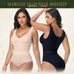 SHAPSHE Women's Shapewear Bodysuit Seamless No-Underwire Ultra Invisible Under Dress Body Shaper for Daily Wear