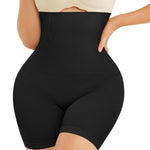 Nebility Women Waist Trainer Shapewear Tummy Control Body Shaper Shorts Hi-Waist Butt Lifter Thigh Slimmer (XS/S, Black)