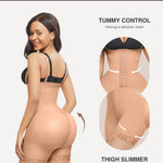 Lover-Beauty Fajas Colombianas Postpartum Shapewear Tummy Control Butt Lifter Body Shaper Bodysuit for Women Rose Gold X-Small