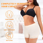 Werena Butt Lifter Padded Underwear for Women Seamless Booty Pads Panties Butt Enhancer Lace Boyshorts Shapewear (#1 Nude,3X-Large)