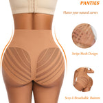Werena Shapewear Tummy Control for Women Shaping Girdle Briefs Slimming Underwear(01# Mid-waisted Latte(boneless),Small)