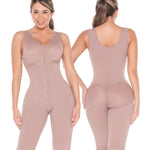 FAJAS DISENOS D'PRADA DELIÉ - Shapewear for Women Post Surgery High Compression Stage 2 Colombian Full Body Faja Front Hooks