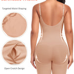 Women's Seamless Shapewear Tummy Control Bodysuit Body Shaper V Neck Seamless Butt Lifter Full Shaping Bodyshapers (Sienna,X-Large)