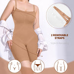 Werena Strapless Shapewear Bodysuit for Women Tummy Control Shapewear Full Body Shaper with Removable Straps (Latte,Large)