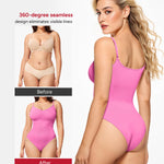 Nebility Bodysuits for Women Tummy Control Body Suits Seamless Shapewear V Neck Body Shaper