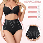 FVACPJ Tummy Control Shapewear Panties - High Waisted Shapewear Underwear for Women Body Shaping Briefs Seamless Panty Girdle