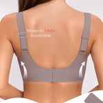 Gailife Jelly Wireless Bras for Women No Underwire Bralettes Seamless Supportive T Shirt Everyday Bras-Grey,XL
