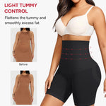 Nebility Tummy Control Shapewear for Women Butt Lifting Shapewear High Waist Body Shaper Shorts Seamless Thigh Slimmer(Black,Large)