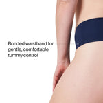 SPANX SPANXsupersmooth Undie-tectable Thong - Comfortable Core Control - Invisible Shapewear - Women No Show Thong Underwear - Dark Sapphire - Medium
