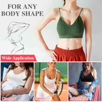 PAXCOO Bras for Women Pack of 6, Padded Bralettes, Sports Bras, M-L