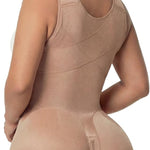 Snatched Body Post Surgery Tummy Control Shapewear Bodysuit | Stage 2 Faja Short Leg | Fajas Colombianas for Post-Op BBL