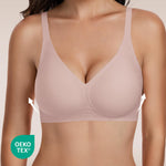 habibee Jelly Bra for Women No Underwire Comfort Seamless Bras Push Up Wireless Bras Full Coverage Bralettes
