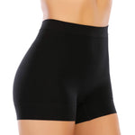 Womens Seamless Shaping Boyshorts Panties Tummy Control Underwear Slimming Shapewear Slip Shorts(#A2 Black(light Tummy Control),XX-Large)