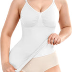 Werena Shapewear Cami With Built-in Bra Compression Tanks for Women Shaping Camisoles Tummy Control Tank Tops