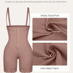 Lover-Beauty Fajas Colombianas Shapewear for Women Tummy Control Strapless Body Shaper Butt Lifting Shorts Postpartum Faja, Sienna, XL
