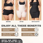 Sonryse 085ZF Post Surgery Postpartum Tummy Control Butt Lifter Shapewer for Women Fajas Colombianas Reductoras y Moldeadoras Postparto Cocoa X-Small