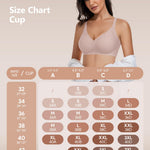 habibee Jelly Bra for Women No Underwire Comfort Seamless Bras Push Up Wireless Bras Full Coverage Bralettes