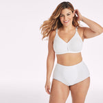 Bali Women's Double Support Cotton Stretch Wire-Free Bra, White, 38D