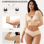 Arm Compression Sleeve for Women Arm Shapers Lipo Post Surgery Garments Posture Corrector Skin Medium