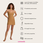 commando - Classic Mini Cami Slip | Short Full Slip Perfect for Sheer Dresses | Anti Static | Smooth, Barely-There Feel