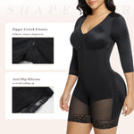 YIANNA Fajas Colombianas Moldeadoras Postpartum Shapewear for Women Tummy Control Arm Compression Full Body Shaper,YA7522-Black-2XL