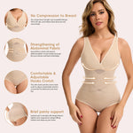 JOYSHAPER Bodysuit Shapewear For Women Tummy Control Full Body Shaper Hi-Waist Trainer Stomach Bodyshaper Sleeveless Shapewear Bodysuits Nude M