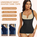 JOYSHAPER Women's Underbust Tummy Control Shapewear Compression Tank Tops Slimming Tank Black S