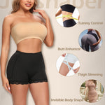 JOYSHAPER Padded Underwear for Women Butt Lifting Shapewear Fake Butt Pads Enhancer Shorts