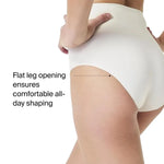 SPANX SPANXshape Everyday Shaping Brief - Core Control Shapewear Underwear - Invisible Under Clothes - Seamless Design - Linen - Medium