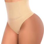 Werena Tummy Control Thong Shapewear for Women High Waist Shaping Underwear Seamless Thongs Panties