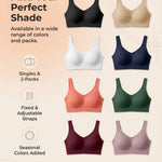 SHAPERMINT Wireless Bras for Women No Underwire – Small to Plus Size Bralettes with Support and Natural Lift