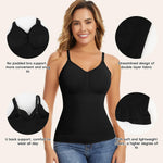 JOYSHAPER Shapewear for Women Tank Tops Tummy Control Shapewear Camisole V-Neck Cami Shaper Compression Tanks Black XL