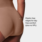 SPANX SPANXsmooth Undie-tectable Brief - Comfortable Core Control - Invisible Shapewear Underwear - No Visible Panty Lines - Spice - Medium