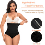 Werena Tummy Control Shapewear for Women High Waisted Body Shaper Briefs Slimming Girdle Shaping Underwear(#A1 High Waist Black(seamless),XX-Large)