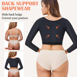 LANCS Women Upper Arm Shaper Post Surgical Compression Sleeves Slimmer Tops Posture Corrector Vest Shapewear